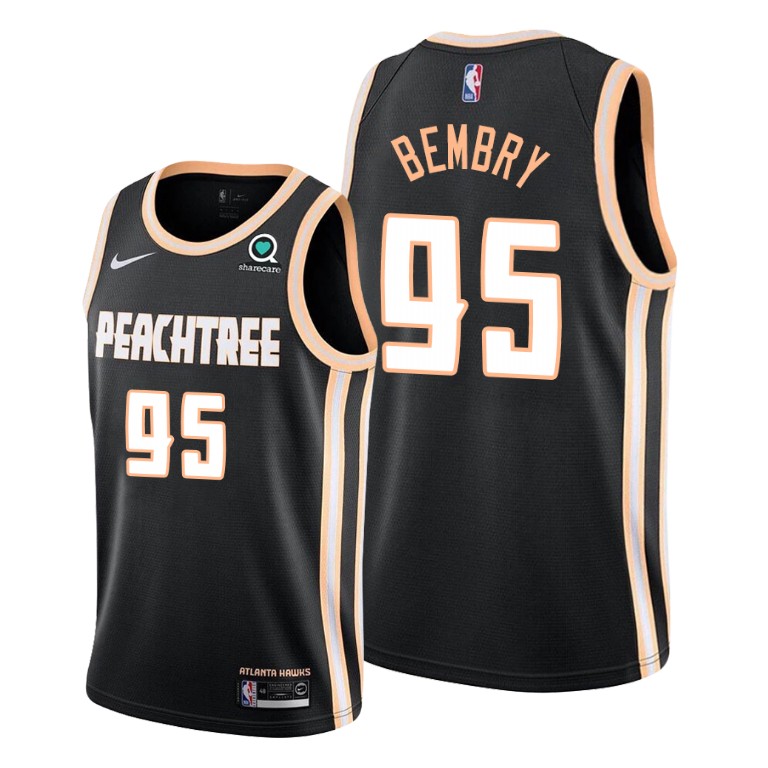 DeAndre' Bembry Atlanta Hawks #95 2019-20 City Jersey DeAndre' Bembry Atlanta Hawks #95 2019-20 City Jersey