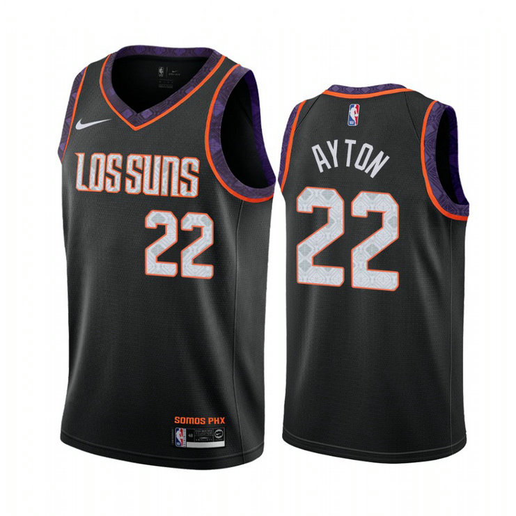 Deandre Ayton Phoenix Suns #22 Black 2019-20 City Jersey Deandre Ayton Phoenix Suns #22 Black 2019-20 City Jersey
