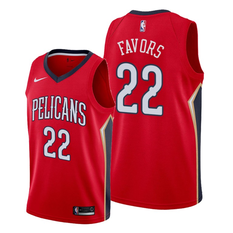 Derrick Favors New Orleans Pelicans #22 2019-20 Statement Jersey Derrick Favors New Orleans Pelicans #22 2019-20 Statement Jersey