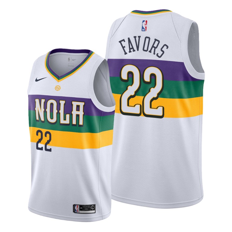Derrick Favors New Orleans Pelicans #22 2019-20 City Jersey Derrick Favors New Orleans Pelicans #22 2019-20 City Jersey