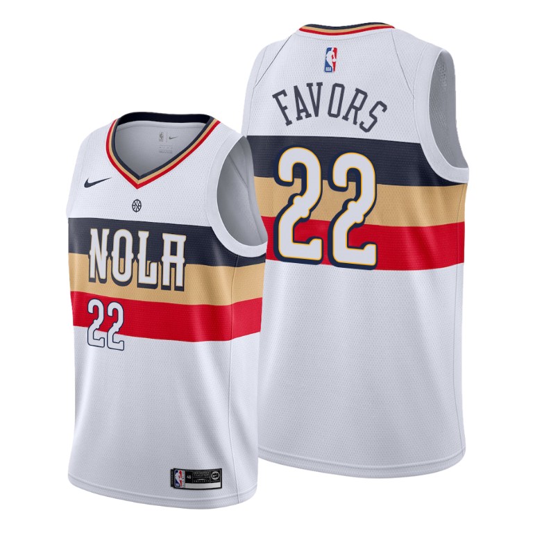 Derrick Favors New Orleans Pelicans #22 2019-20 Earned Jersey Derrick Favors New Orleans Pelicans #22 2019-20 Earned Jersey