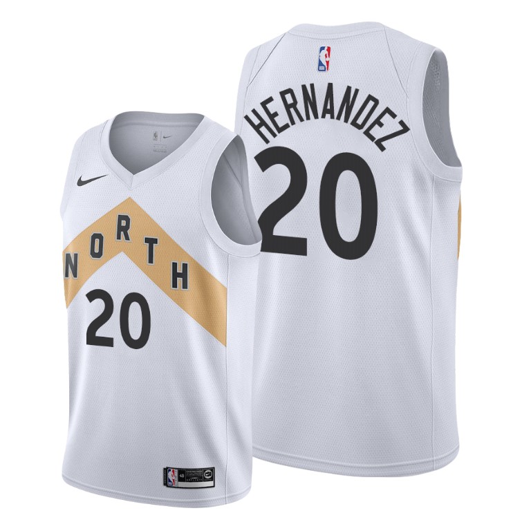Dewan Hernandez Toronto Raptors #20 2019-20 City Jersey Dewan Hernandez Toronto Raptors #20 2019-20 City Jersey