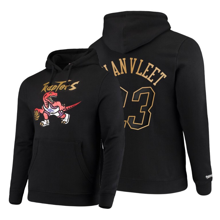 Fred VanVleet Toronto Raptors Black Hardwood Classics Pullover Hoodie Fred VanVleet Toronto Raptors Black Hardwood Classics Pullover Hoodie