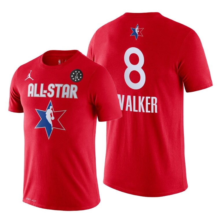 Boston Celtics Kemba Walker 2020 NBA All-Star Game Eastern Conference Red T-Shirt