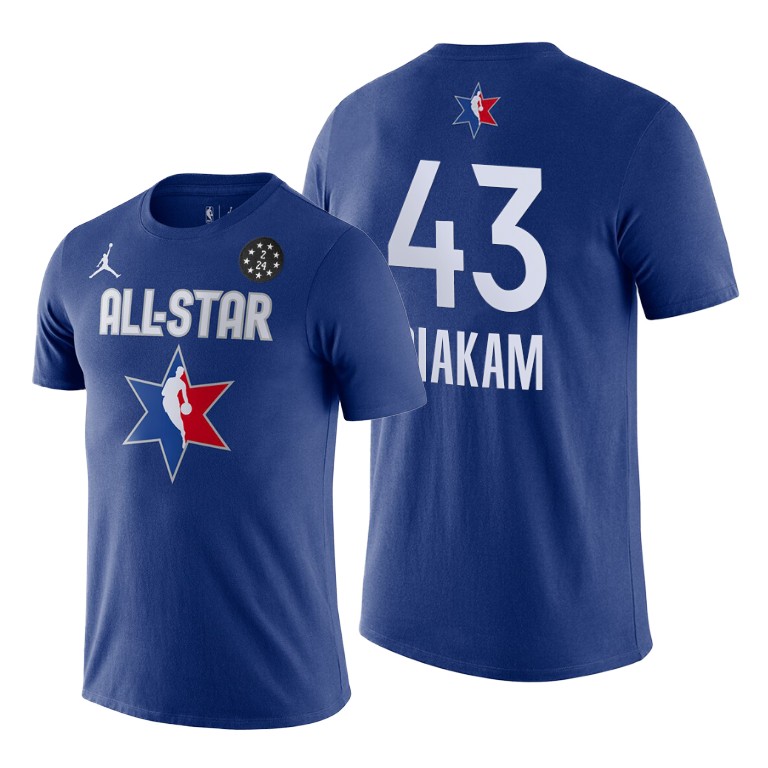 Toronto Raptors Pascal Siakam 2020 NBA All-Star Game Eastern Conference Blue T-Shirt