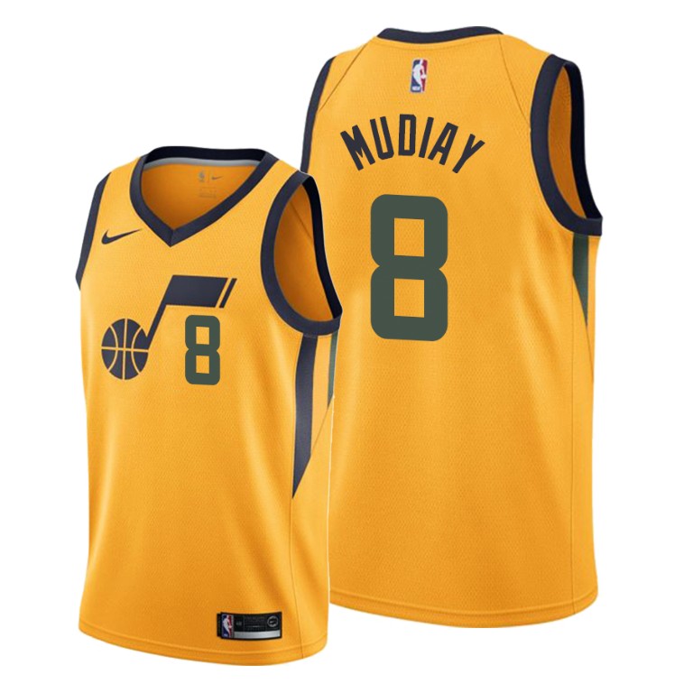 Emmanuel Mudiay Utah Jazz #8 2019-20 Statement Jersey Emmanuel Mudiay Utah Jazz #8 2019-20 Statement Jersey