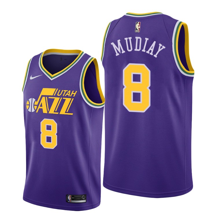 Emmanuel Mudiay Utah Jazz #8 2019-20 Hardwood Classics Jersey Emmanuel Mudiay Utah Jazz #8 2019-20 Hardwood Classics Jersey