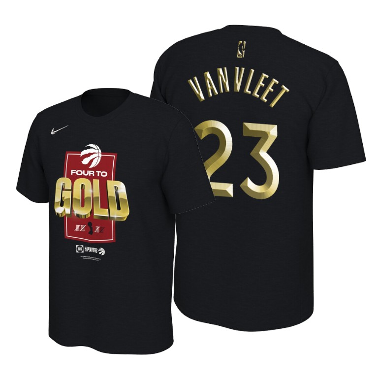 Toronto Raptors Fred VanVleet Black 2019 NBA Finals Bound Rivalry T-Shirt