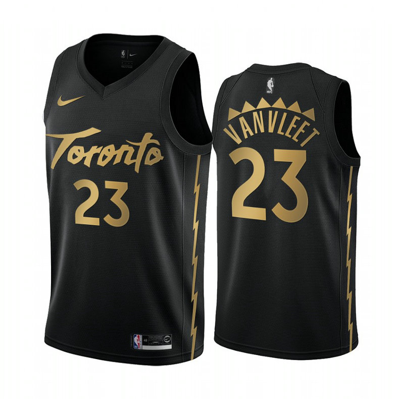 Toronto Raptors Fred VanVleet Black 2019-20 City Edition Jersey Toronto Raptors Fred VanVleet Black 2019-20 City Edition Jersey