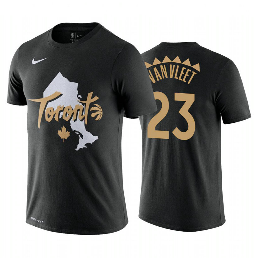 Fred VanVleet Toronto Raptors #23 Black 2019-20 City T-Shirt