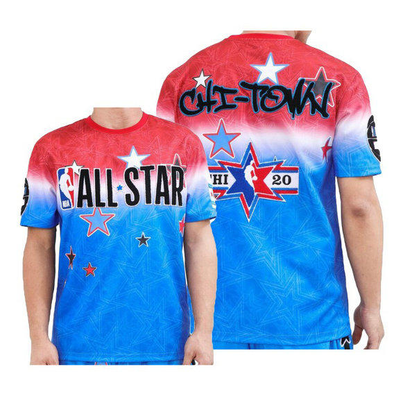 NBA Blue 2020 All-Star Game T-shirt NBA Blue 2020 All-Star Game T-shirt