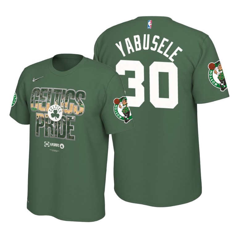Boston Celtics Guerschon Yabusele Green 2019 NBA Playoffs T-Shirt Boston Celtics Guerschon Yabusele Green 2019 NBA Playoffs T-Shirt