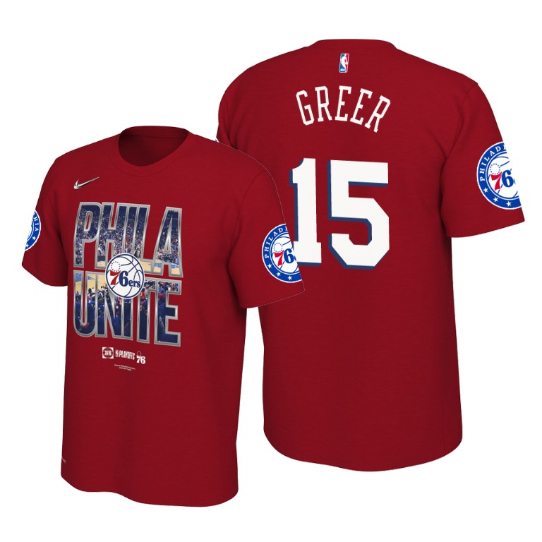 Philadelphia 76ers Hal Greer Red 2019 NBA Playoffs T-Shirt Philadelphia 76ers Hal Greer Red 2019 NBA Playoffs T-Shirt