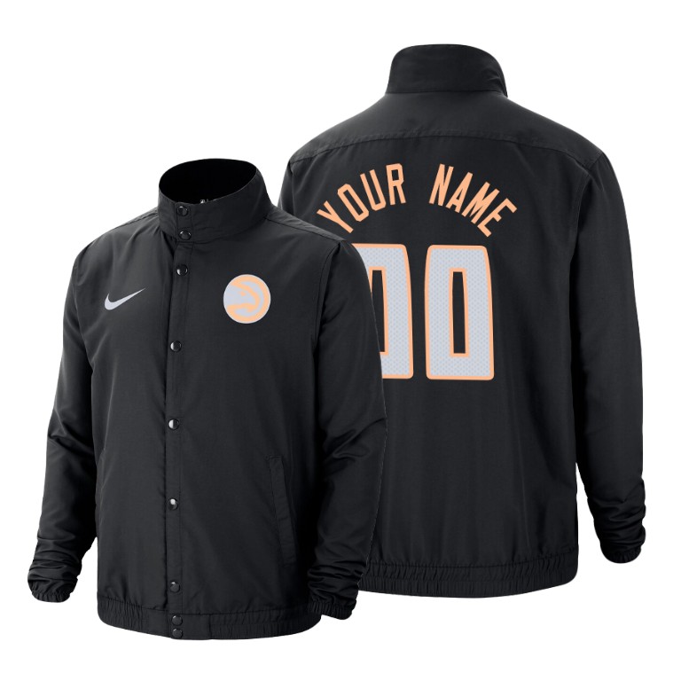 Atlanta Hawks #00 Custom City DNA Jacket - Black