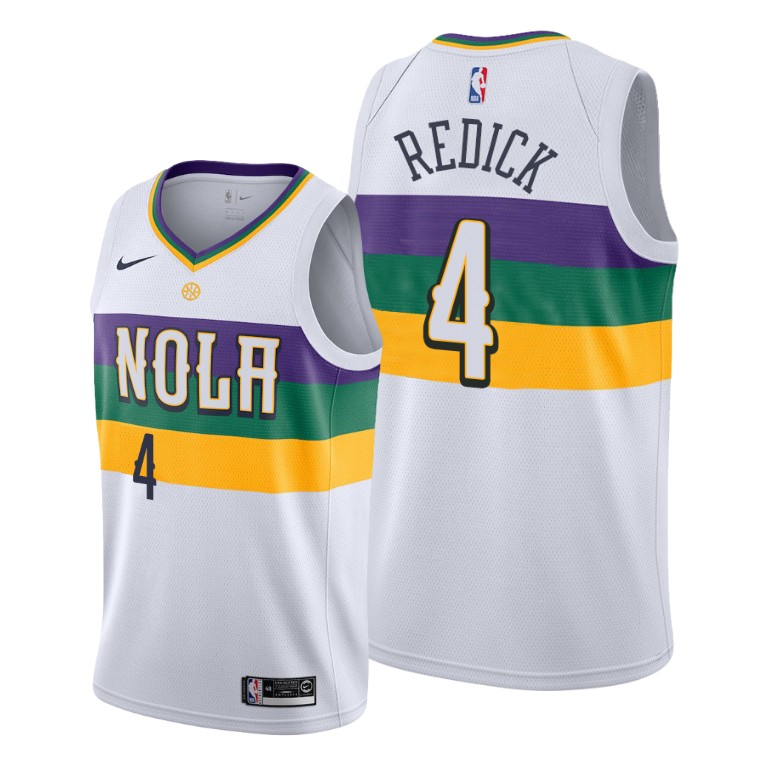 J.J. Redick New Orleans Pelicans #4 2019-20 City Jersey