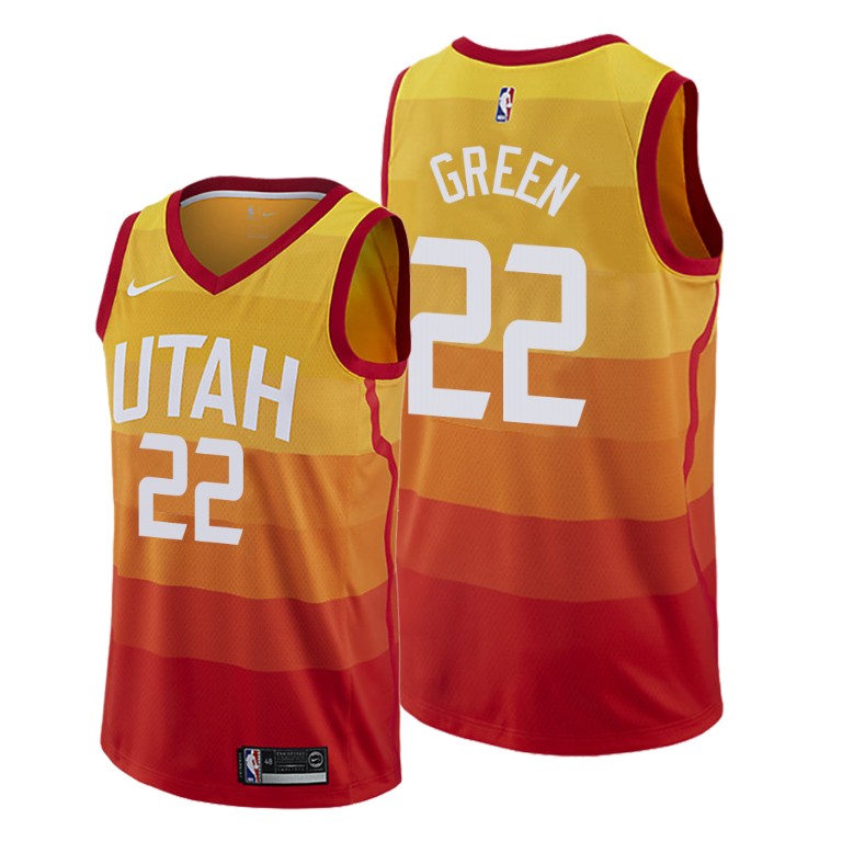 Jeff Green Utah Jazz #22 2019-20 City Jersey Jeff Green Utah Jazz #22 2019-20 City Jersey
