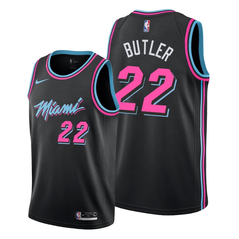Jimmy Butler Miami Heat #22 City Jersey With 2023 NBA finals patch 