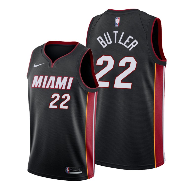 Jimmy Butler Miami Heat #22 Icon Jersey With 2023 NBA finals patch 