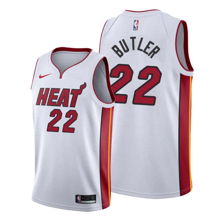 Jimmy Butler Miami Heat #22 Association Jersey With 2023 NBA finals patch 