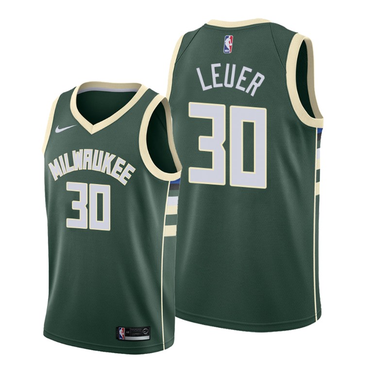 Jon Leuer Milwaukee Bucks #30 2019-20 Icon Jersey