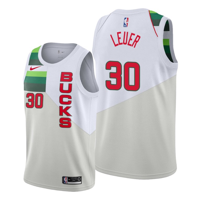 Jon Leuer Milwaukee Bucks #30 2019-20 Earned Jersey