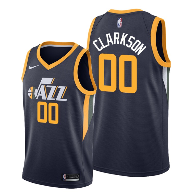 Jordan Clarkson Utah Jazz #00 Navy 2019-20 Icon Edition Jersey