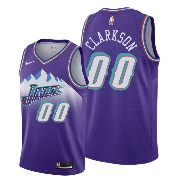 Jordan Clarkson Utah Jazz #00 Purple 2019-20 Classics Edition Jersey Jordan Clarkson Utah Jazz #00 Purple 2019-20 Classics Edition Jersey