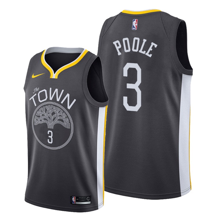 Jordan Poole Golden State Warriors #3 2019-20 Statement Jersey Jordan Poole Golden State Warriors #3 2019-20 Statement Jersey