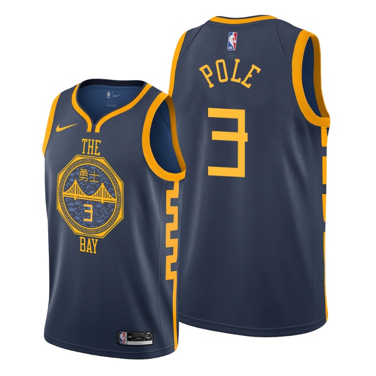 Jordan Poole Golden State Warriors #3 2019-20 City Jersey Jordan Poole Golden State Warriors #3 2019-20 City Jersey