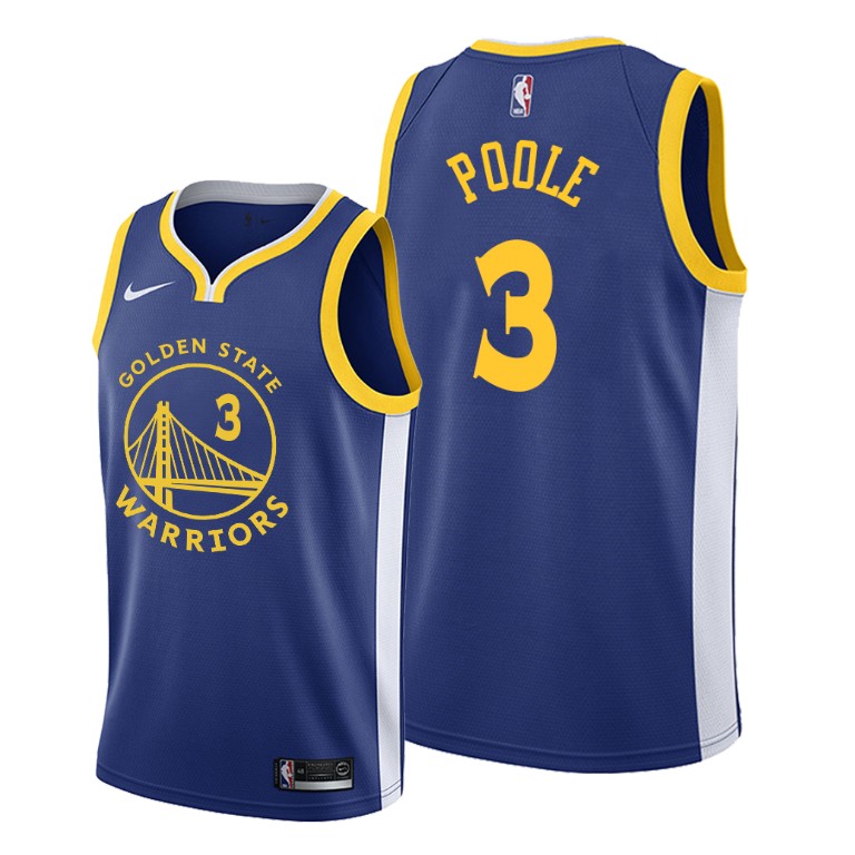 Jordan Poole Golden State Warriors #3 2019-20 Icon Jersey