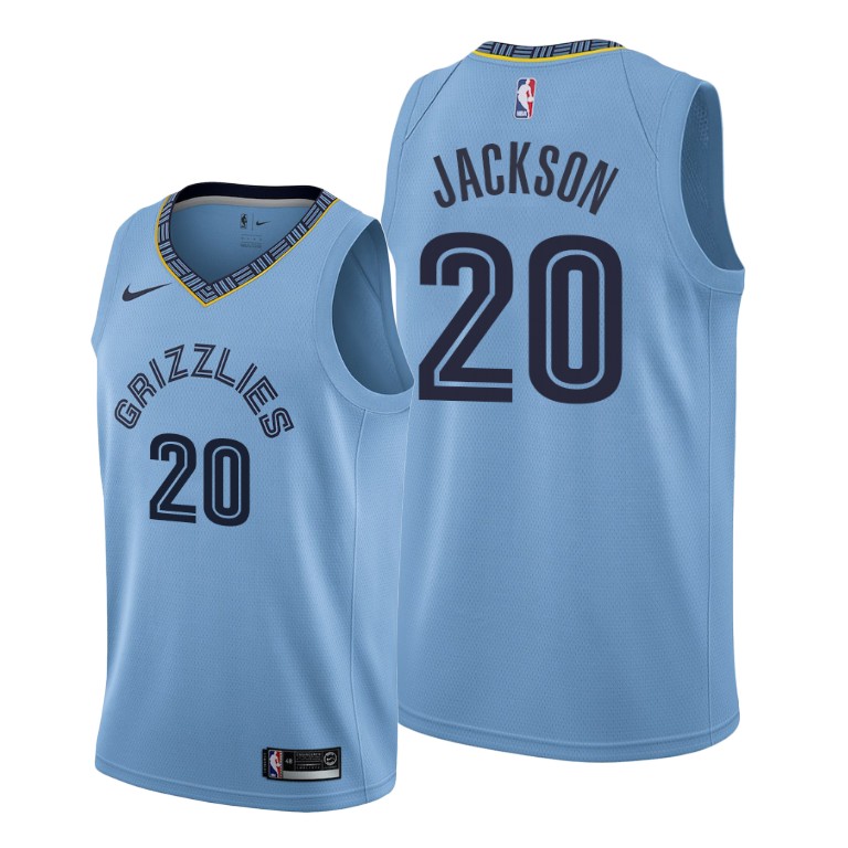 Josh Jackson Memphis Grizzlies #20 2019-20 Statement Jersey Josh Jackson Memphis Grizzlies #20 2019-20 Statement Jersey
