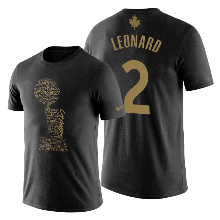 Toronto Raptors #2 Kawhi Leonard 2019 Champions Parade Black 16 Strong T-Shirt Toronto Raptors #2 Kawhi Leonard 2019 Champions Parade Black 16 Strong T-Shirt