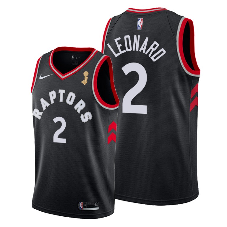 Toronto Raptors #2 Kawhi Leonard 2019 NBA Finals Champions Black Statement Jersey Toronto Raptors #2 Kawhi Leonard 2019 NBA Finals Champions Black Statement Jersey