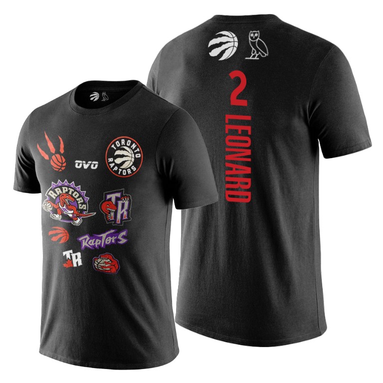 Toronto Raptors Kawhi Leonard Black 2019 NBA Finals OVO T-Shirt Toronto Raptors Kawhi Leonard Black 2019 NBA Finals OVO T-Shirt