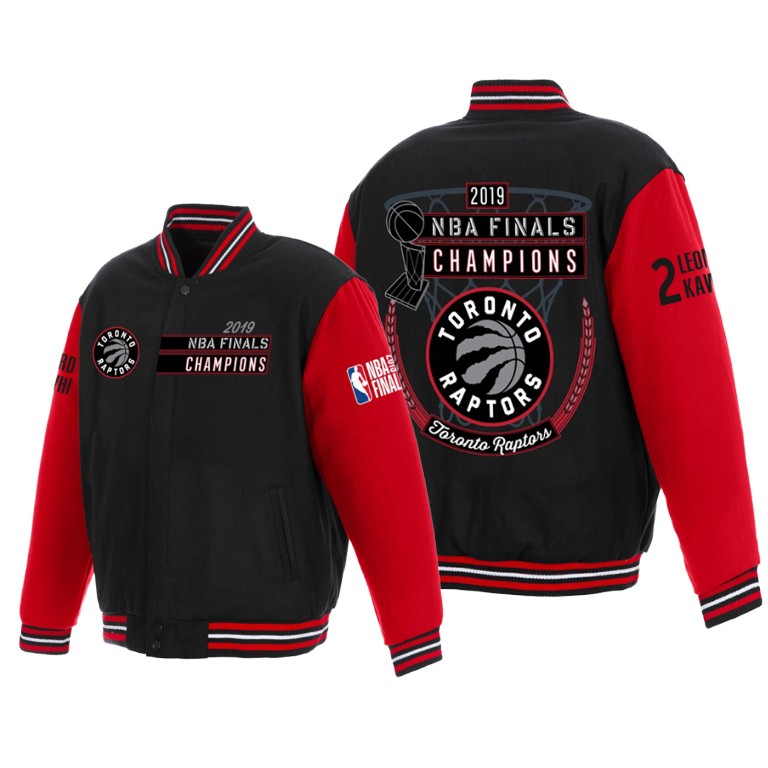 Toronto Raptors #2 Kawhi Leonard 2019 NBA Finals Champions Two-Toned Wool Jacket Toronto Raptors #2 Kawhi Leonard 2019 NBA Finals Champions Two-Toned Wool Jacket