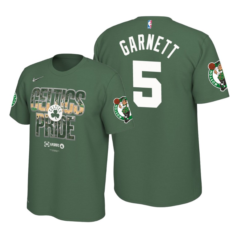 Boston Celtics Kevin Garnett Green 2019 NBA Playoffs T-Shirt