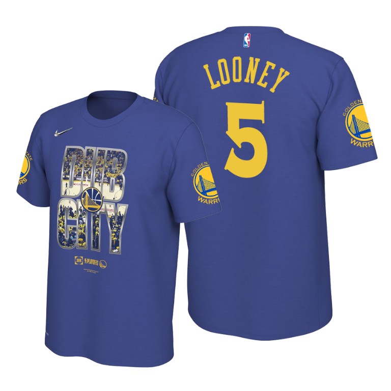 Golden State Warriors Kevon Looney Blue 2019 NBA Playoffs T-Shirt Golden State Warriors Kevon Looney Blue 2019 NBA Playoffs T-Shirt