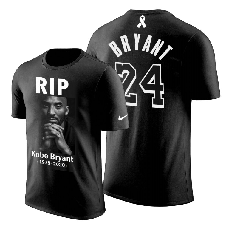 Los Angeles Lakers Mamba Out Kobe Bryant #24 1978-2020 RIP T-shirt