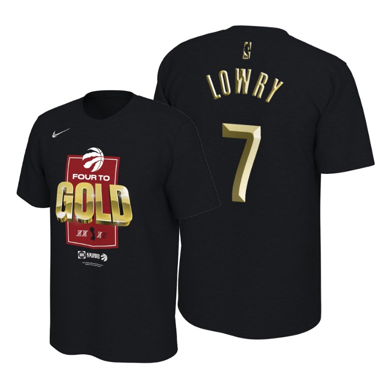 Toronto Raptors Kyle Lowry Black 2019 NBA Finals Bound Rivalry T-Shirt Toronto Raptors Kyle Lowry Black 2019 NBA Finals Bound Rivalry T-Shirt