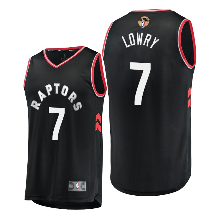 Toronto Raptors Kyle Lowry Black 2019 NBA Finals Statement Jersey