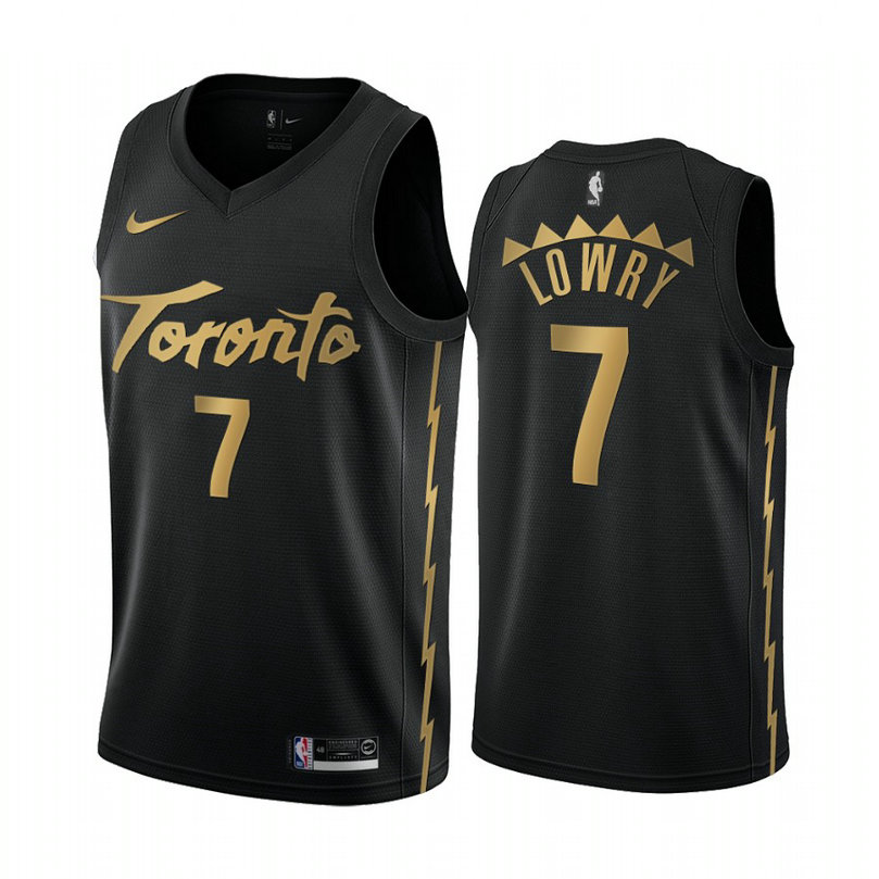 Toronto Raptors Kyle Lowry Black 2019-20 City Edition Jersey