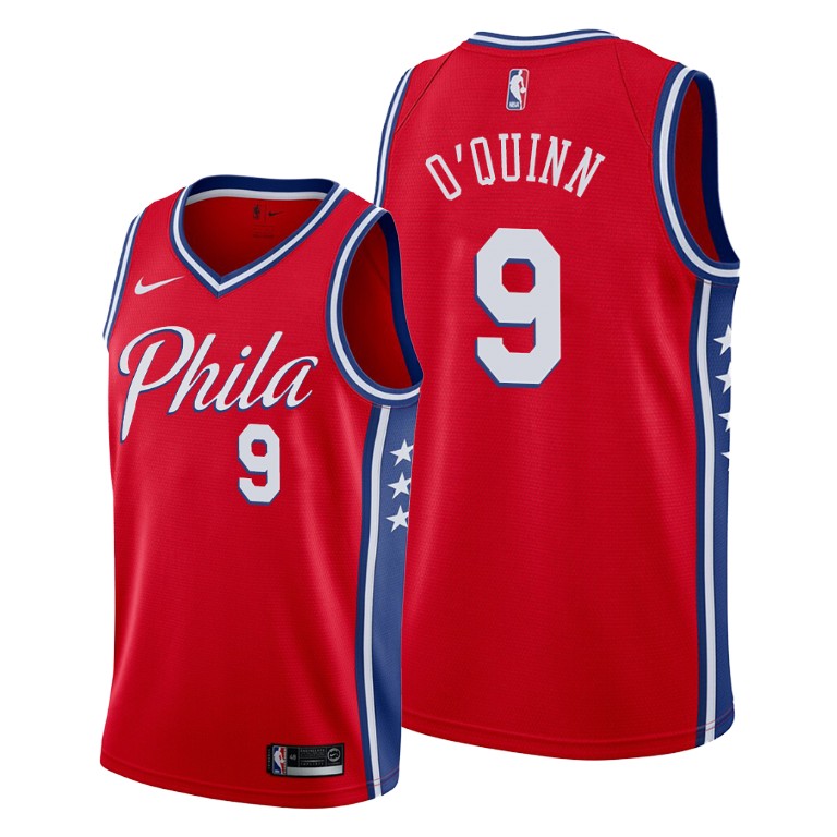 Kyle O'Quinn Philadelphia 76ers #9 2019-20 Statement Edition Jersey