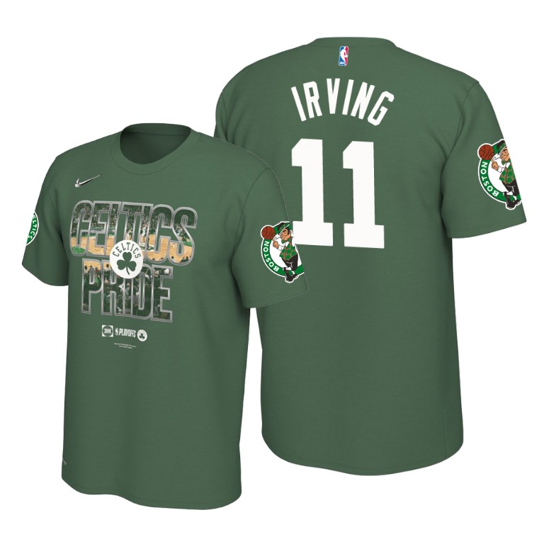 Boston Celtics Kyrie Irving Green 2019 NBA Playoffs T-Shirt