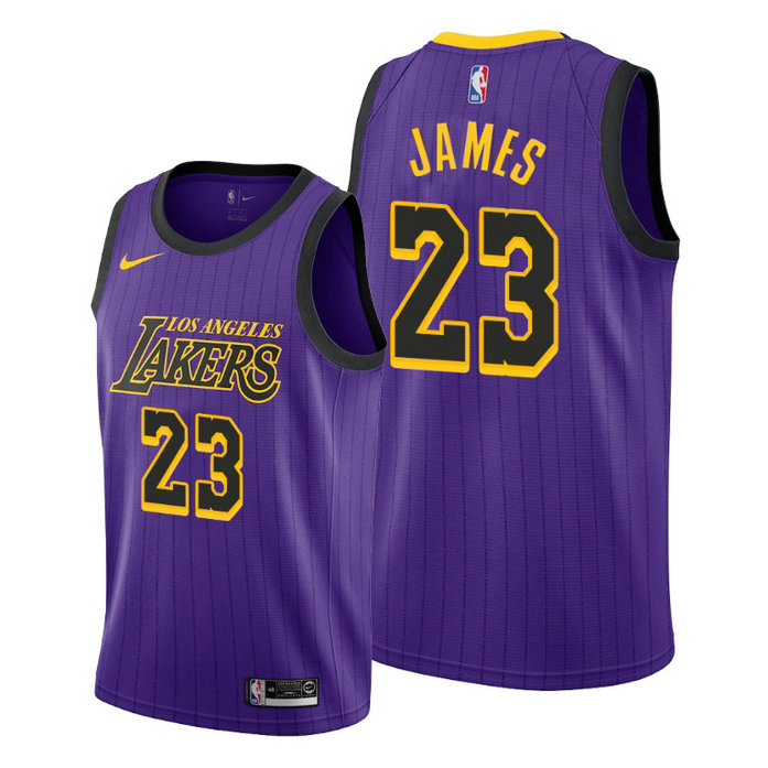 LeBron James Los Angeles Lakers #23 2019-20 City Jersey LeBron James Los Angeles Lakers #23 2019-20 City Jersey