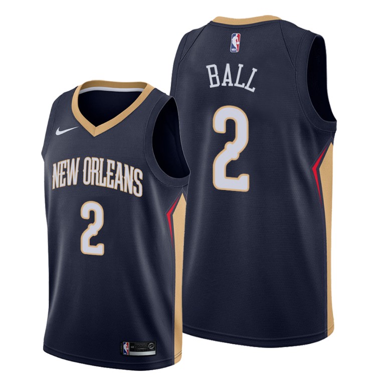 Lonzo Ball New Orleans Pelicans #2 2019-20 Icon Jersey