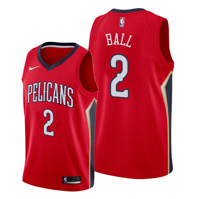 Lonzo Ball New Orleans Pelicans #2 2019-20 Statement Jersey