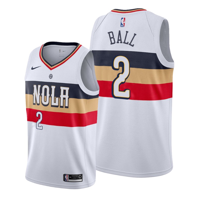 Lonzo Ball New Orleans Pelicans #2 2019-20 Earned Jersey