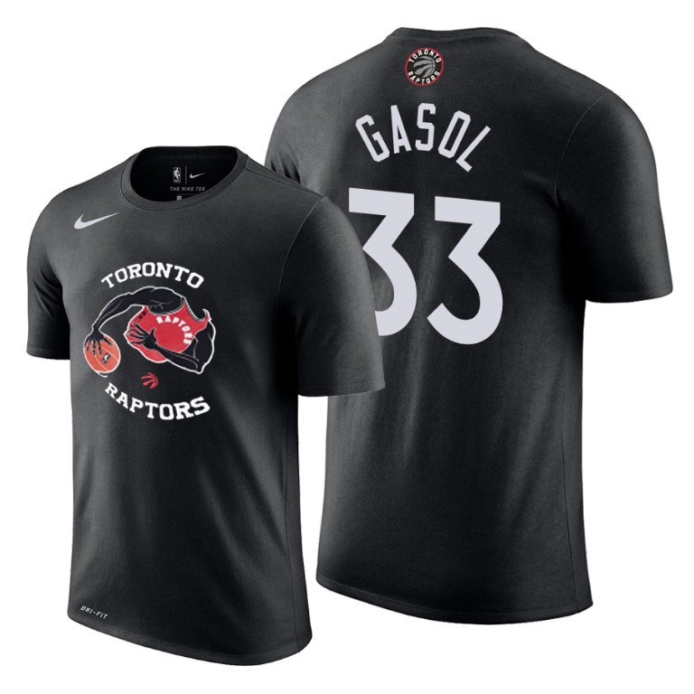 Toronto Raptors Marc Gasol Black We The North 2019 Playoff Finals T-Shirt