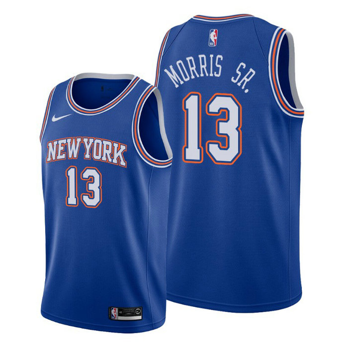 Marcus Morris Sr. New York Knicks #13 2019-20 Statement Jersey Marcus Morris Sr. New York Knicks #13 2019-20 Statement Jersey