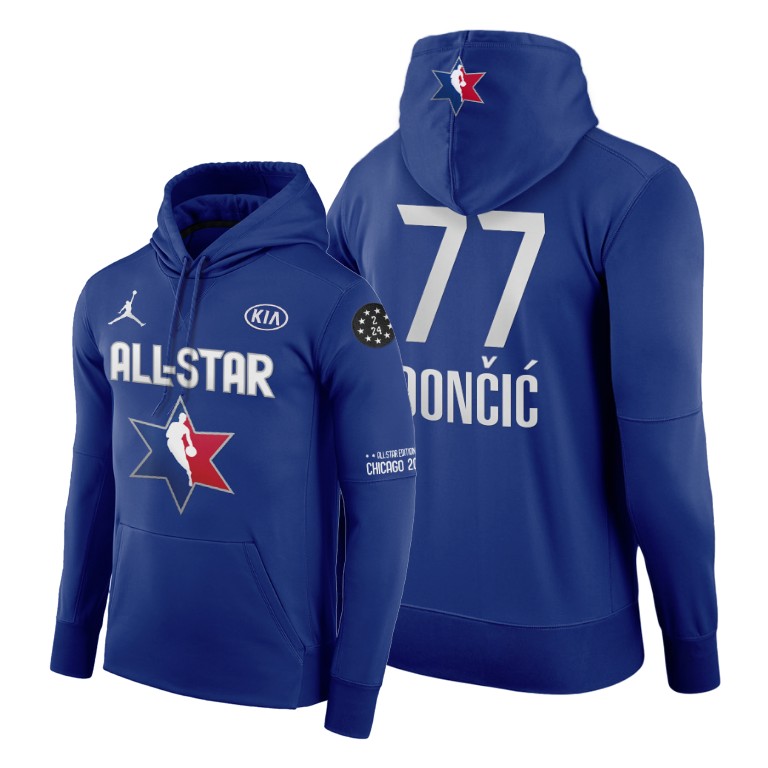Dallas Mavericks Luka Doncic 2020 NBA All-Star Game Western Conference Hoodie - Navy Dallas Mavericks Luka Doncic 2020 NBA All-Star Game Western Conference Hoodie - Navy